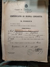 Qualiano 1938- Certificato Di