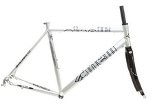 Telaio strada Cinelli Starlight in lega XL 57,5 cm cerchio argento Italia NUOVO NOS