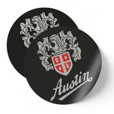 Adesivo Austin Cars nero e