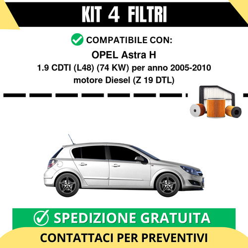 Kit filtri tagliando - filtri, per