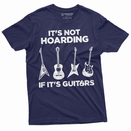 Shirt uomo hoarding guitars - t-shirt,