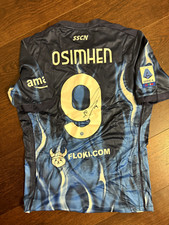 Maglia Napoli Flame Osimhen match issued autografo foto prova jersey stock pro