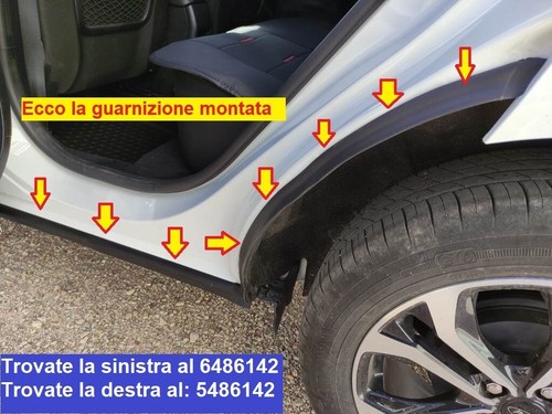 Guarnizione inferiore porta