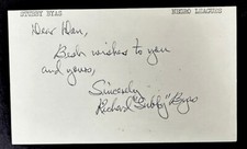 Carta indice firmata Richard