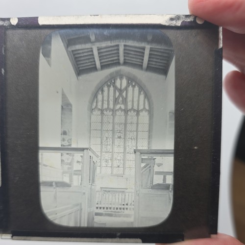 Glass magic lantern slide - magic,