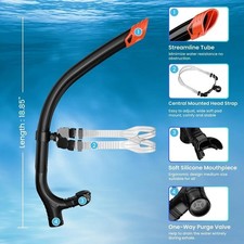 Snorkeling Allenamento Nero e