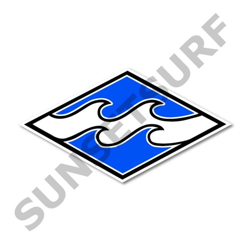 Adesivo surf blu - , logo