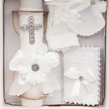 Set Candela Bianca Battesimo 5