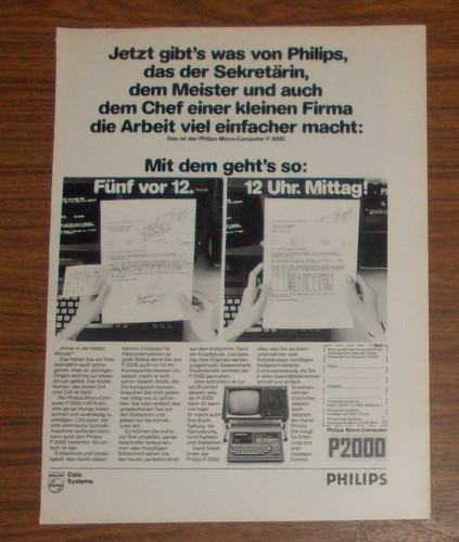 Rara pubblicità philips - pubblicità, p2000