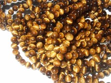 - Pietre Dure Forate - OCCHIO DI TIGRE sfera 4 mm 20 pz