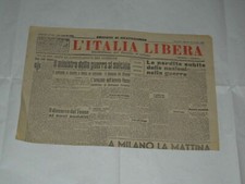 L'ITALIA  LIBERA ORGANO DEL