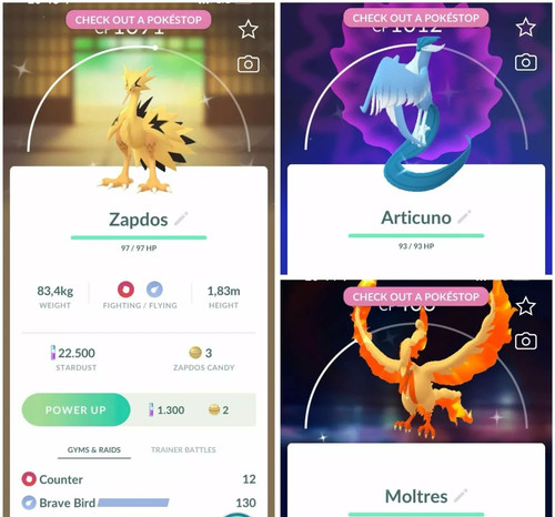 Shiny galarian moltres zapdos - shiny,