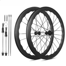 700C 6 Pawls 5045mm V/Disco Freno Ruota Carbonio Bici da Strada Anello Freno Set Ruota