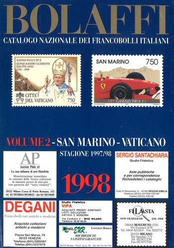 Catalogo bolaffi vol san - bolaffi,