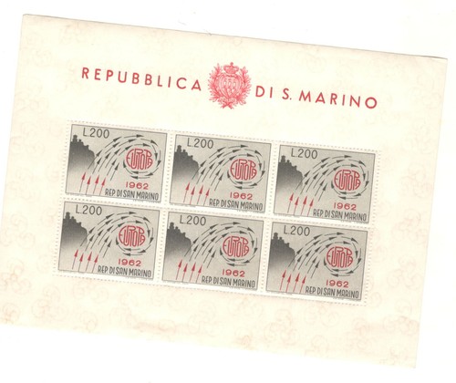 Marino europa 1962 - s,