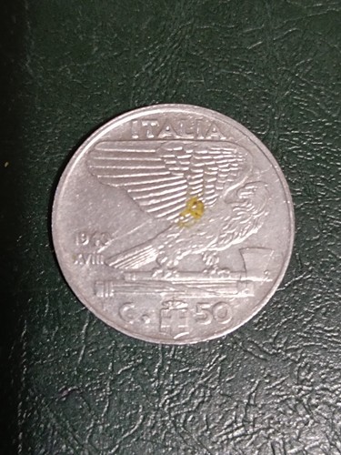 Moneta italia regno - -, 50