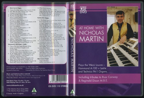 Nicholas martin dvd - -, at
