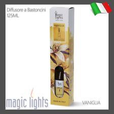 DIFFUSORE PROFUMO PER CASA AMBIENTE A BASTONCINI 125ML FRAGRANZA VANIGLIA