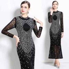 Vestito Abito Elegante Lungo