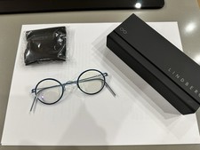 Lindberg occhiai in titanio modello Harley blu