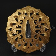 Tsuba OS04 Buddista Loto