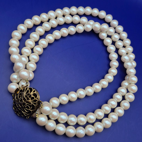 Collana con perle coltivate - ,