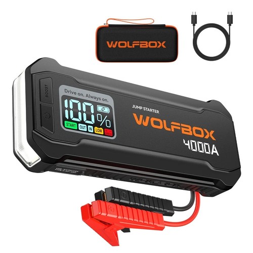 Wolfbox 4000a 12v avviatore - avviatore, a
