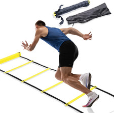 Scala Agilità 6M Con 12 Pioli Scalette Da Allenamento Speed Ladder Con Custodia 