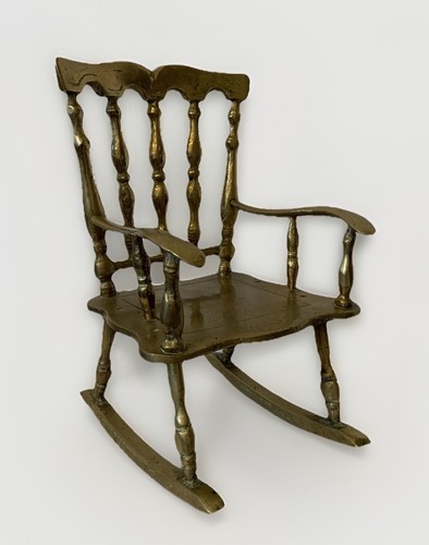 Large vintage brass ornamental - vintage,