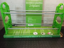 Scarpiera Modulare Salva Spazio Plastica E Acciaio Pari Al Nuovo 65x20x33