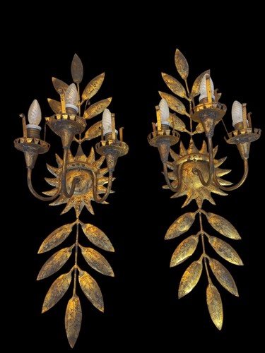 Coppia appliques metallo - coppia,