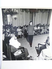 VECCHIA FOTO SFILATA MODA ROMA  ITALIA VINTAGE FASHION 1950 1960 ANNI 50 60