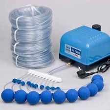 AquaForte V-60 Set Completo Aeratore, Laghetto Acquario Hailea Kit Ventilazione Koi