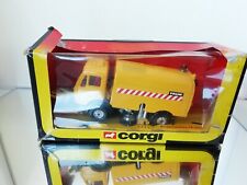 Spazzatrice stradale Corgi 1117 Faun AK435 IN giallo nella scatola