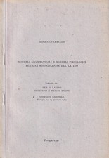 Modelli grammaticali e modelli psicologici per una rifondazione del latino