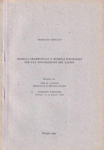 Modelli grammaticali - e,