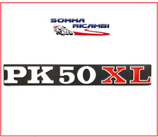 TARGHETTA FREGIO STEMMA SCRITTA LATERALE IN METALLO PER PIAGGIO VESPA PK 50 XL