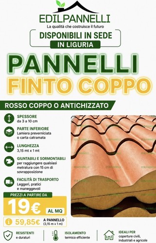 Pannelli finto coppo - pannelli,