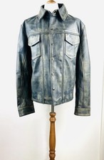 Giacca Moto Pelle Uomo - Vera