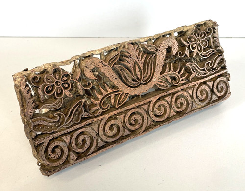 Antico timbro tessile blocco - antico,