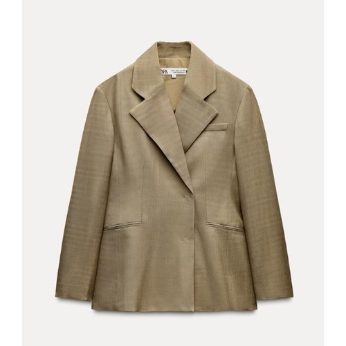 New zara khaki tan - new,