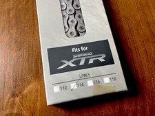 Catena Shimano Dura Ace 7700  CN-7701 Fits for XTR 9 speed  NOS  NUOVA 114 links