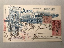 VARESE - Gallarate - Tessitura Borgomaneri & Figli - Tessuti Lino Canapa Cotone