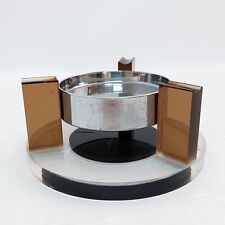 Posacenere a levitazione magnetica modernariato anni '70 in acciaio