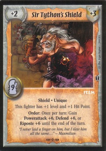 Sir tython shield item - tython's,