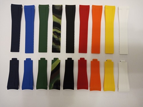 Cinturino gomma silicone - silicone, curvo