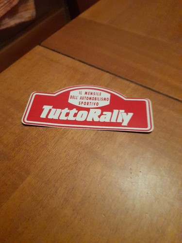 Adesivo vintage tuttorally - adesivo,