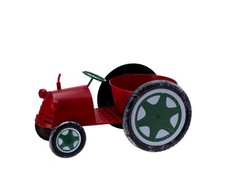 Trattore Metallo Rosso