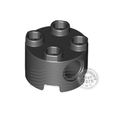 1x LEGO 17485 Mattoncino Rotondo con foro 2x2 Nero | 6195273