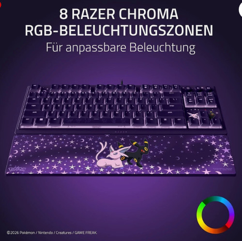 Pokémon gaming keyboard razer - pokémon,